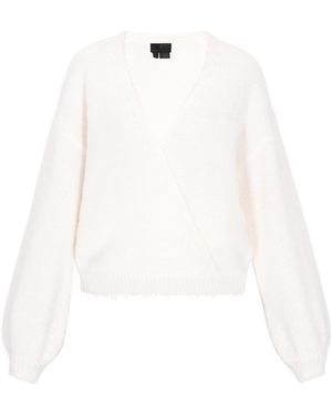 DreiMaster Klassik Pullover - Weiß