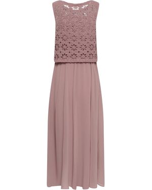 Cream Kleid Floria - Lila