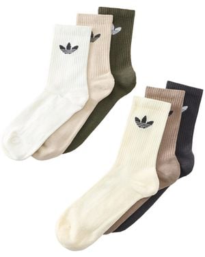 adidas Originals Socken Trefoil Crew Sock Cushion 6 Pair - Natur