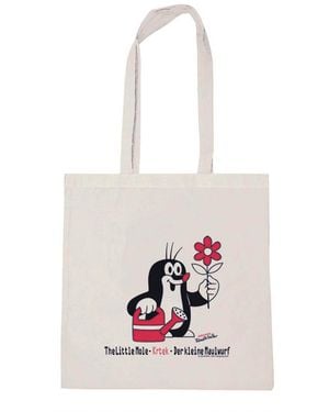 Logoshirt Baumwolltasche Der Kleine Maulwurf - Weiß
