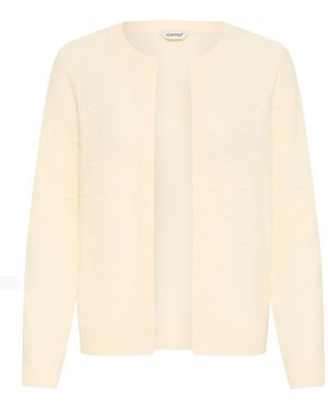 Oxmo Strickjacke Kalotta - Natur