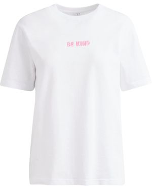 Mister Tee T-Shirt Be Kind Heart - Weiß