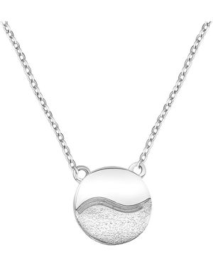 Sofia Milani Kette Ying Yang Circle - Weiß