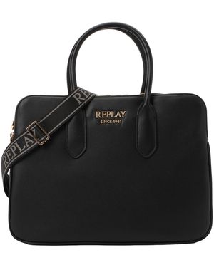 Replay Schultertasche - Schwarz