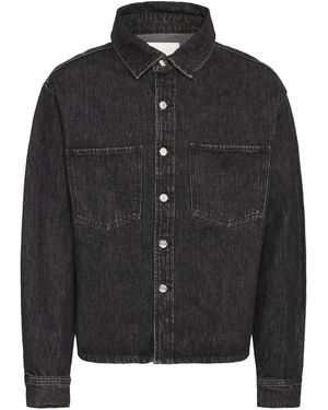 Solid Jeansjacke Drip - Schwarz