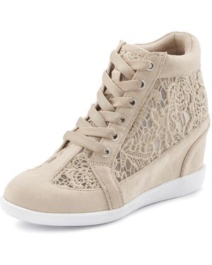 Lascana Schnürstiefelette - Natur