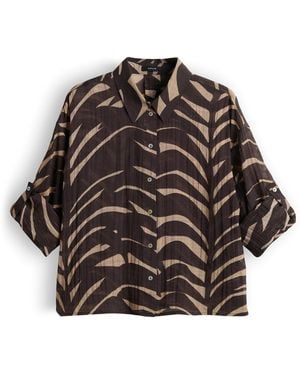 Opus Bluse Fadena - Braun