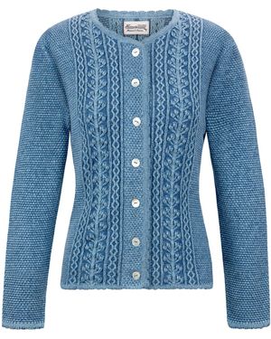 Stockerpoint Trachtenstrickjacke Mabella - Blau