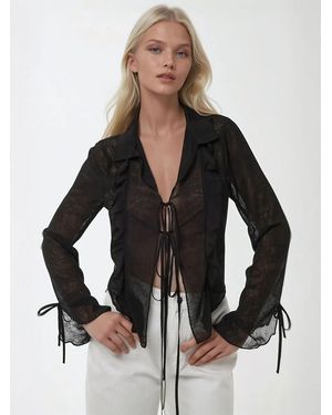 Hiccup Bluse - Grau
