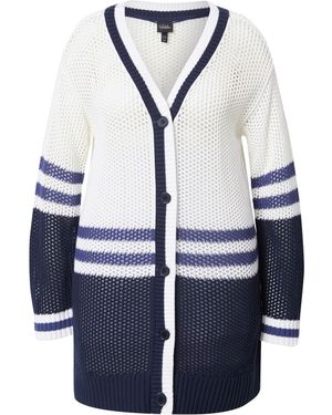 Ulla Popken Strickjacke - Blau