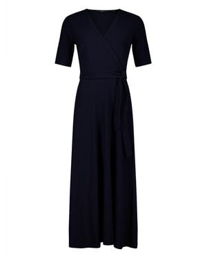 Zero Jerseykleid Mit Gürtel - Blau