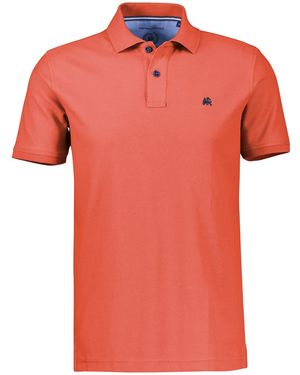Lerros Poloshirt Herren Cool & Dry Atmungsaktiv Piqu - Orange