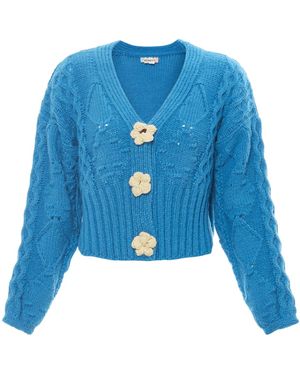 Ebeeza Strickjacke - Blau
