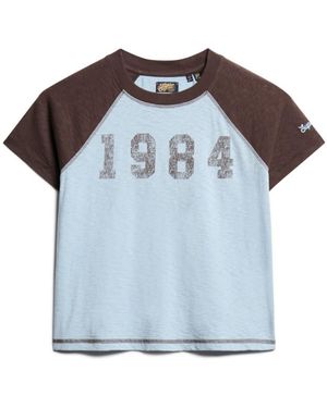 Superdry Shirt Athletic Essentials - Blau
