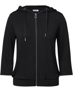 Cecil Sweatjacke - Schwarz