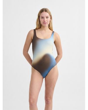 Thinking Mu Badeanzug Glass Amalfi Swimwear - Blau