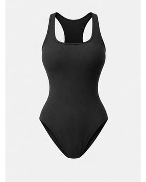 LEAFLETIC Body Bodysuit - Schwarz