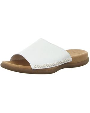 Gabor Pantolette Pantolette Damen 03.705.21 Echtleder - Weiß