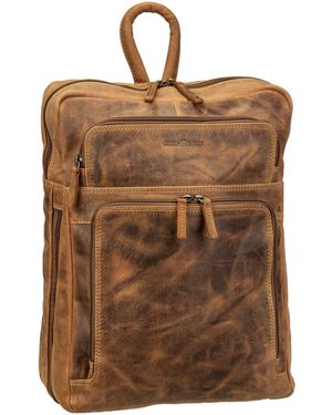 Greenburry Rucksack Vintage Business Project 1 - Braun