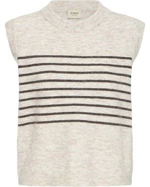 Fransa Pullover Sanny - Weiß