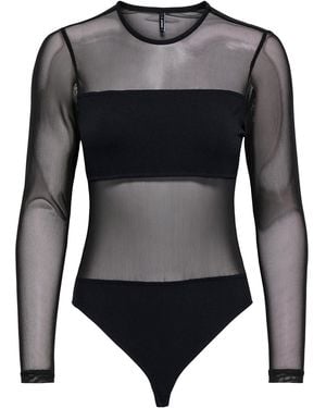 ONLY Shirtbody Onlmel - Schwarz