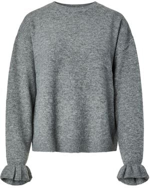 Pieces Pullover Pcsally - Grau