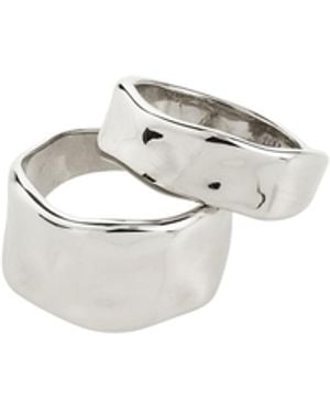 Pilgrim Ring Ember - Weiß