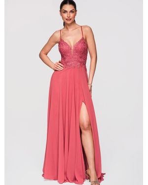 Ombre Abendkleid - Pink