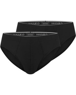 Hanro Slip Cotton Superior - Schwarz
