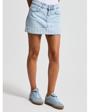 its basic Its Basic Jeans Mini Denim Skirt - Blau