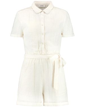 Shiwi Jumpsuit Freya Slub - Weiß