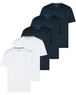 Redmond Shirt Basic - Blau