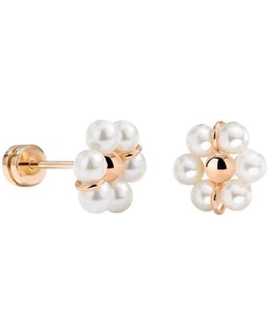 Luamaya Ohrringe Daisy Studs - Weiß