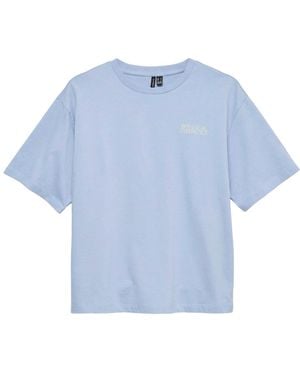 Vero Moda T-Shirt Vmpaulina Thea - Blau