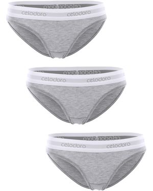 celodoro Slip Sport Comfort - Grau