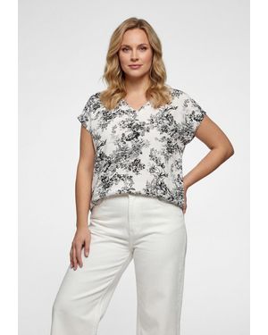 JONA Bluse Fashion Look - Weiß