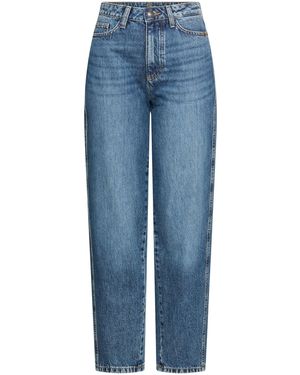 Camel Active Barrel Jeans Mit Gürtelschlaufen - Blau