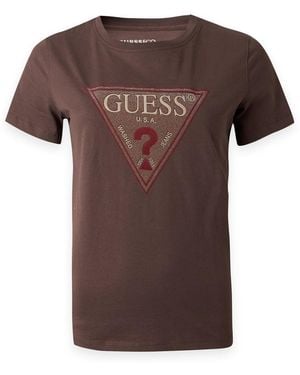 Guess T-Shirt - Braun