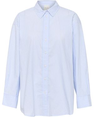 Part Two Bluse 'Savanna' - Blau