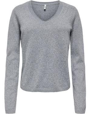 ONLY Pullover Onlloyal - Grau