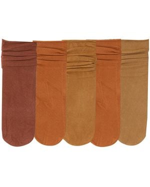 Millo Socken Colourful Viskose - Braun