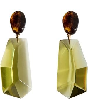 Mango Ohrringe Nazaret - Grün