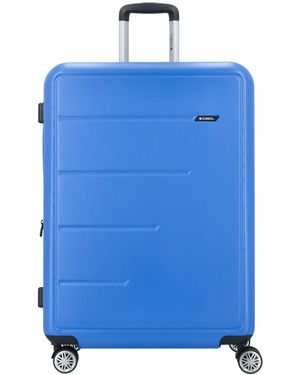 Gabol Future Plus 4 Rollen Trolley 74 Cm Mit Dehnfalte - Blau