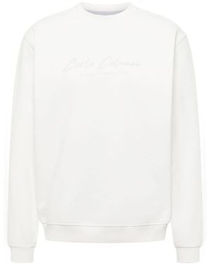carlo colucci Sweatshirt - Weiß