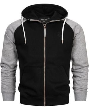 INDICODE Sweatjacke Pulko - Schwarz