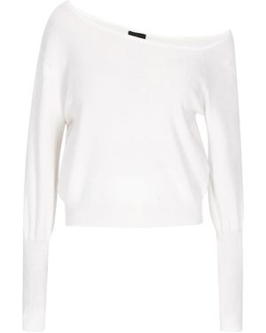 DreiMaster Klassik Pullover - Weiß