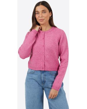 Brave Soul Strickjacke - Pink