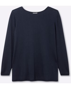 Sheego Pullover - Blau