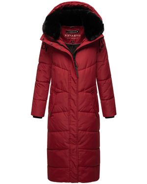 Navahoo Wintermantel 'Hingucker Xiv' - Rot