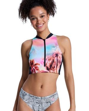 Roxy Bikinitop Pro Surf - Rot